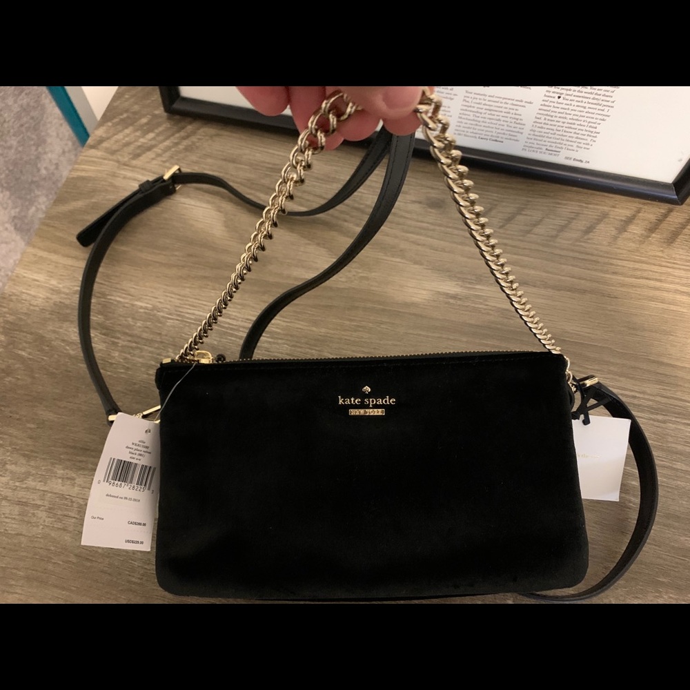 Kate Spade Velvet Crossbody